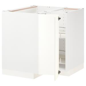IKEA - armario bajo esquinero con carrusel, blancoVallstena…
