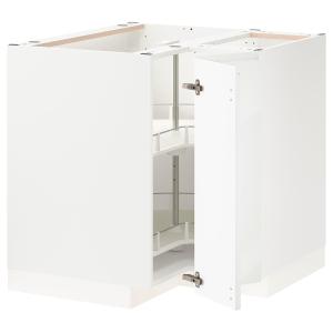 IKEA - armario bajo esquinero con carrusel, blancoVoxtorp a…
