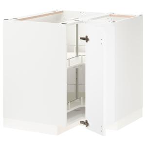 IKEA - armario bajo esquinero con carrusel, blancoVoxtorp b…