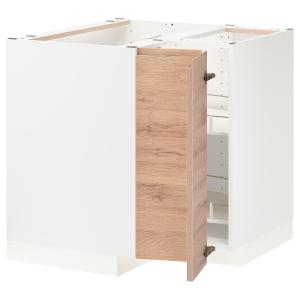 IKEA - armario bajo esquinero con carrusel, blancoVoxtorp e…