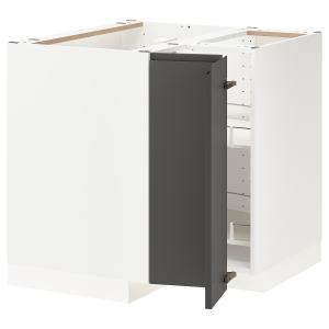IKEA - Armario bajo cocina para esquina carrusel, blanco, V…