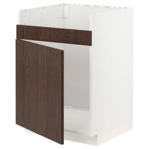IKEA - armario bajo fregadero 1 HAVSEN, blancoSinarp marrón…