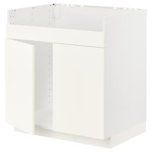 IKEA - armario bajo fregadero doble HAVSEN, blancoVallstena…