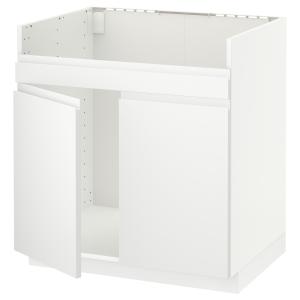 IKEA - Armario bajo fregadero doble HAVSEN blanco/Voxtorp b…