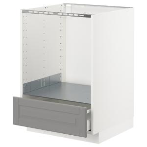 IKEA - Armario bajo para horno con cajón, blanco, Bodbyn gr…