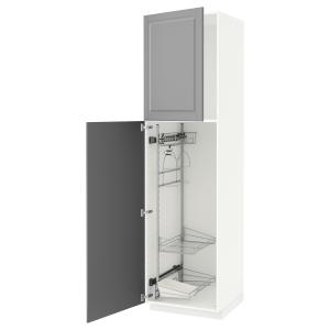 IKEA - Armario escobero blanco/Bodbyn gris 60x60x220 cm