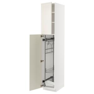 IKEA - armario escobero, blancoBodbyn hueso, 40x60x220 cm b…