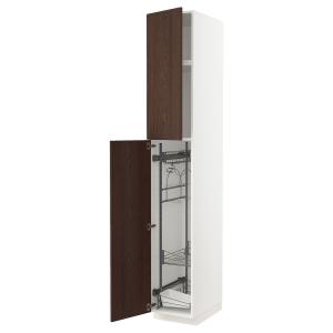 IKEA - armario escobero, blancoSinarp marrón, 40x60x240 cm…