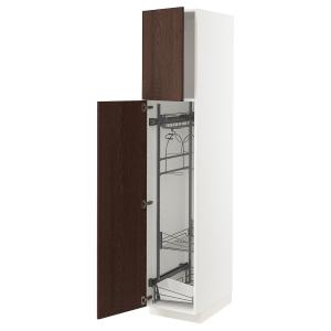 IKEA - armario escobero, blancoSinarp marrón, 40x60x200 cm…