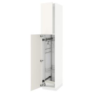 IKEA - Armario escobero blanco/Veddinge blanco 40x60x220 cm