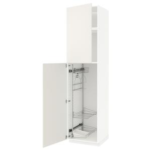 IKEA - armario escobero, blancoVeddinge blanco, 60x60x240 c…