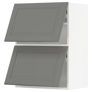 IKEA - armario de pared 2 puertas, blancoBodbyn gris, 60x80…