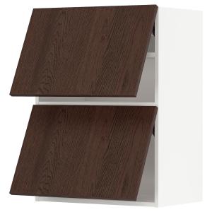 IKEA - armario de pared 2 puertas, blancoSinarp marrón, 60x…