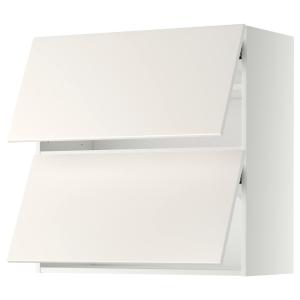 IKEA - armario de pared 2 puertas, blancoVeddinge blanco, 8…