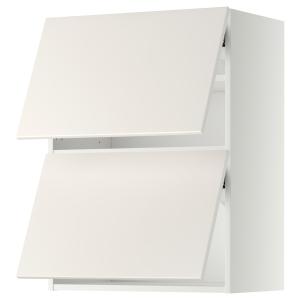 IKEA - armario de pared 2 puertas, blancoVeddinge blanco, 6…