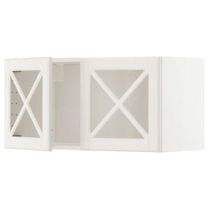 IKEA - armario pared 2puertas vidrio trav, blancoBodbyn hue…