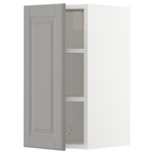 IKEA - armario de pared con baldas, blancoBodbyn gris, 30x6…