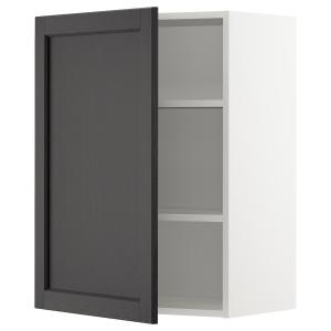 IKEA - armario de pared con baldas, blancoLerhyttan tinte n…