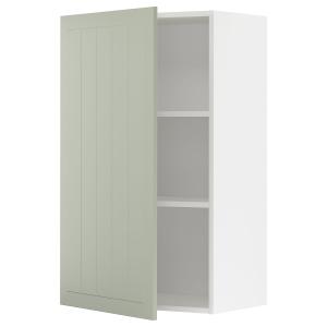 IKEA - armario de pared con baldas, blancoStensund verde cl…