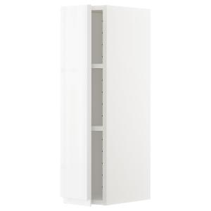 IKEA - armario de pared con baldas, blancoVoxtorp alto bril…