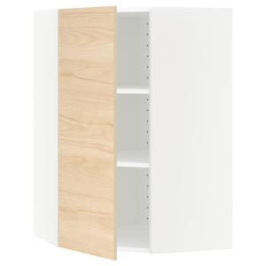 IKEA - Armario de pared esquina con baldas, blanco, Askersu…