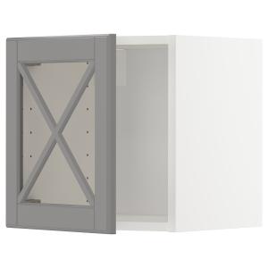 IKEA - armario pared puerta vidrio traves, blancoBodbyn gri…