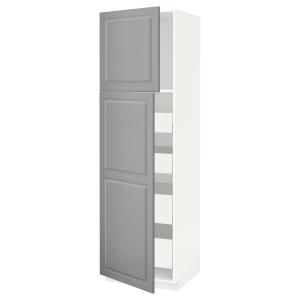 IKEA - aa2pt4cj, blancoBodbyn gris, 60x60x200 cm blanco/Bod…