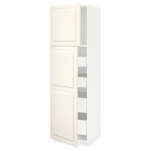 IKEA - aa2pt4cj blanco/Bodbyn hueso 60x60x200 cm