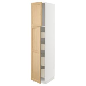 IKEA - aa2pt4cj, blancoForsbacka roble, 40x60x200 cm blanco…