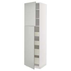IKEA - aa2pt4cj, blancoHavstorp gris claro, 60x60x220 cm bl…
