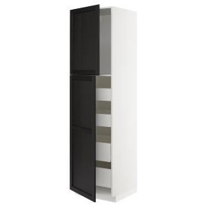 IKEA - aa2pt4cj, blancoLerhyttan tinte negro, 60x60x220 cm…