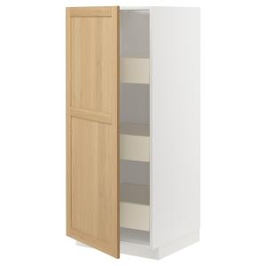 IKEA - aacj, blancoForsbacka roble, 60x60x140 cm blanco/For…