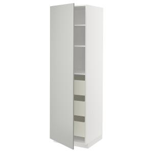 IKEA - aacj, blancoHavstorp gris claro, 60x60x200 cm blanco…