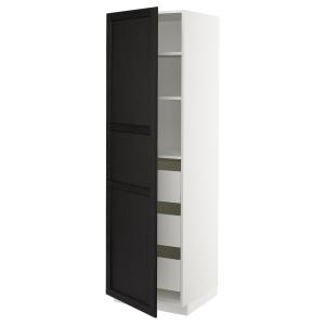 IKEA - Armario cocina, blanco, Lerhyttan tinte negro, 60x60…