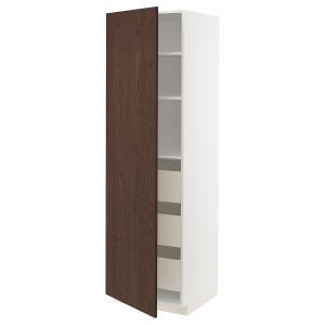 IKEA - aacj, blancoSinarp marrón, 60x60x200 cm blanco/Sinar…