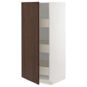 IKEA - aacj, blancoSinarp marrón, 60x60x140 cm blanco/Sinar…