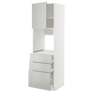 IKEA - aahorno pt3cj, blancoHavstorp gris claro, 60x60x200…