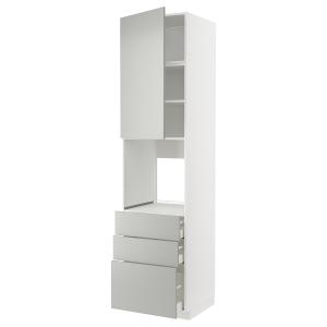 IKEA - aahorno pt3cj, blancoHavstorp gris claro, 60x60x240…
