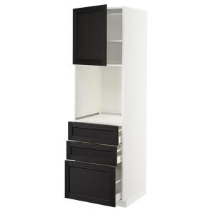 IKEA - aahorno pt3cj, blancoLerhyttan tinte negro, 60x60x20…