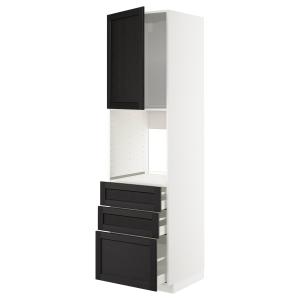 IKEA - aahorno pt3cj, blancoLerhyttan tinte negro, 60x60x22…