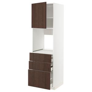 IKEA - aahorno pt3cj, blancoSinarp marrón, 60x60x200 cm bla…