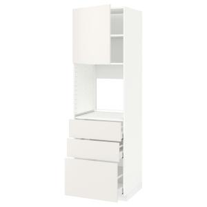 IKEA - aahorno pt3cj, blancoVeddinge blanco, 60x60x200 cm b…