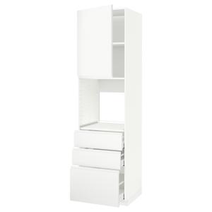 IKEA - aahorno pt3cj, blancoVoxtorp blanco mate, 60x60x220…
