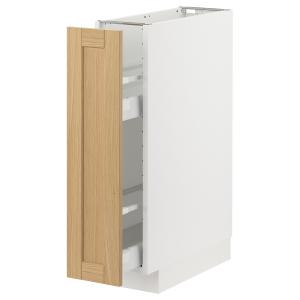 IKEA - abj accxtríbl, blancoForsbacka roble, 20x60 cm blanc…
