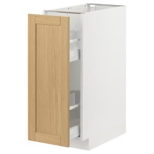 IKEA - abj accxtríbl, blancoForsbacka roble, 30x60 cm blanc…