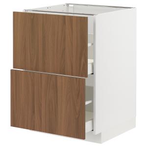 IKEA - abj2frt2cj, blancoTistorp efecto nogal marrón, 60x60…