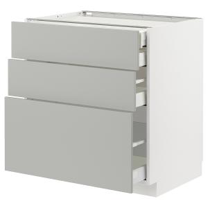 IKEA - abj3frt4cj, blancoHavstorp gris claro, 80x60 cm blan…