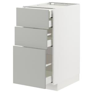 IKEA - abj3frt4cj, blancoHavstorp gris claro, 40x60 cm blan…