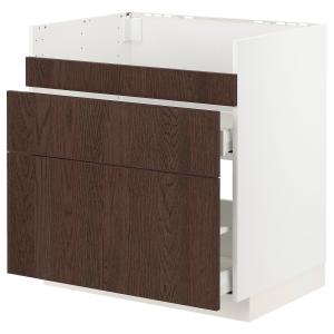 IKEA - abjfregHAVSEN3frt2cj, blancoSinarp marrón, 80x60 cm…