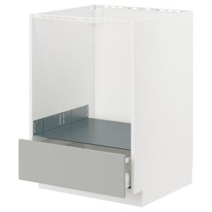 IKEA - abjhorno cj, blancoHavstorp gris claro, 60x60 cm bla…